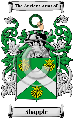 Shapple Family Crest/Coat of Arms