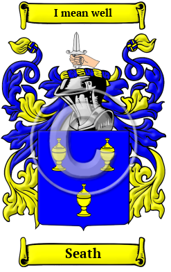 Seath Family Crest/Coat of Arms