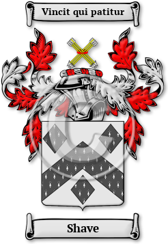 Shave Family Crest Download (JPG) Legacy Series - 600 DPI