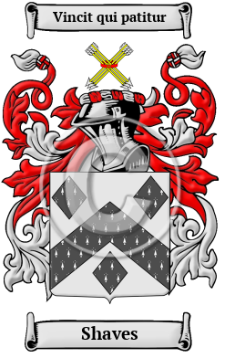 Shaves Family Crest Download (JPG) Heritage Series - 600 DPI