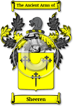 Sheeren Family Crest Download (jpg) Legacy Series - 150 DPI