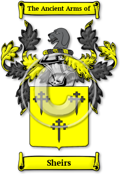 Sheirs Family Crest Download (JPG) Legacy Series - 600 DPI