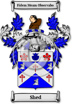 Shed Family Crest Download (jpg) Legacy Series - 150 DPI