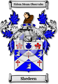 Shedeen Family Crest Download (JPG) Legacy Series - 600 DPI