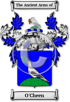 O'Cheen Family Crest Download (jpg) Legacy Series - 150 DPI