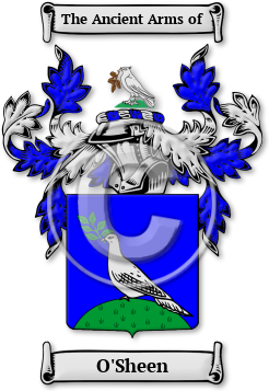 O'Sheen Family Crest Download (jpg) Legacy Series - 150 DPI