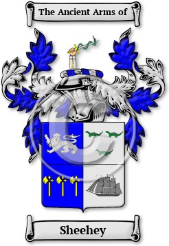 Sheehey Family Crest Download (jpg) Legacy Series - 150 DPI