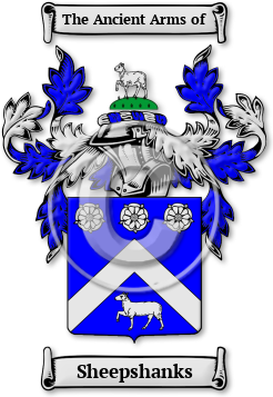 Sheepshanks Family Crest Download (jpg) Legacy Series - 150 DPI