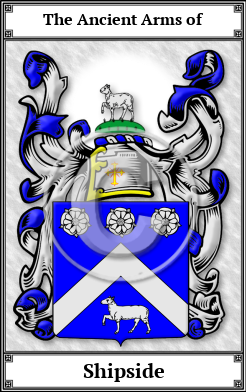 Shipside Family Crest Download (JPG)  Book Plated - 150 DPI