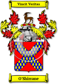 O'Shirrane Family Crest Download (jpg) Legacy Series - 150 DPI