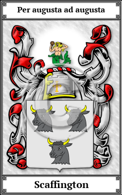 Scaffington Family Crest Download (JPG)  Book Plated - 150 DPI