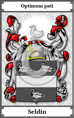 Seldin Family Crest Download (JPG)  Book Plated - 150 DPI