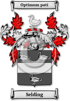 Selding Family Crest Download (jpg) Legacy Series - 150 DPI