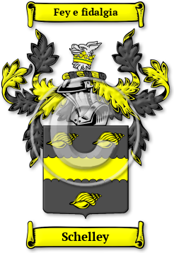 Schelley Family Crest Download (jpg) Legacy Series - 150 DPI