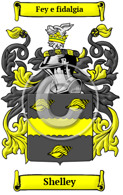Shelley Family Crest Download (JPG) Heritage Series - 600 DPI