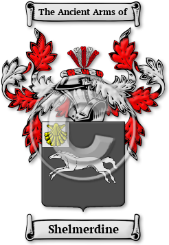 Shelmerdine Family Crest Download (jpg) Legacy Series - 150 DPI