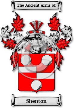 Shenton Family Crest Download (jpg) Legacy Series - 150 DPI