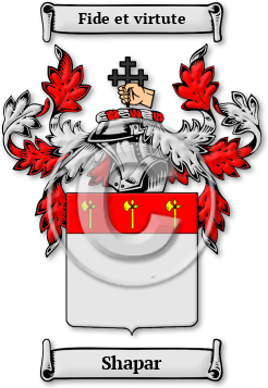 Shapar Family Crest Download (JPG) Legacy Series - 600 DPI