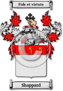 Shappard Family Crest Download (jpg) Legacy Series - 150 DPI