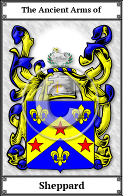 Sheppard Family Crest Download (JPG)  Book Plated - 150 DPI