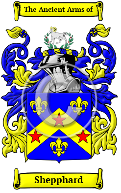 Shepphard Family Crest Download (JPG) Heritage Series - 600 DPI