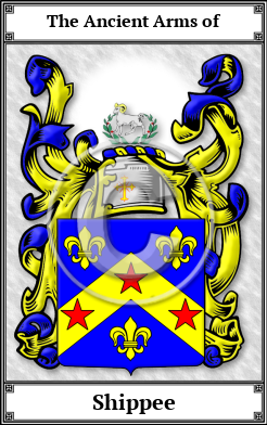 Shippee Family Crest Download (JPG)  Book Plated - 150 DPI