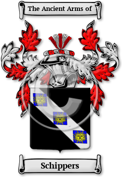 Schippers Family Crest Download (JPG) Legacy Series - 600 DPI