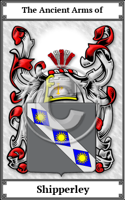 Shipperley Family Crest Download (JPG) Book Plated - 600 DPI
