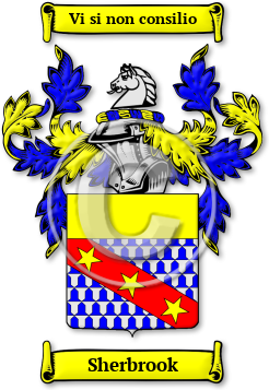 Sherbrook Family Crest Download (JPG) Legacy Series - 300 DPI