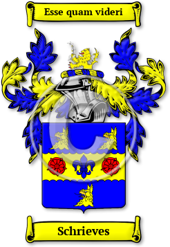 Schrieves Family Crest Download (jpg) Legacy Series - 150 DPI