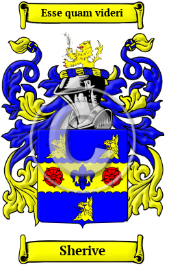 Sherive Family Crest Download (JPG) Heritage Series - 600 DPI
