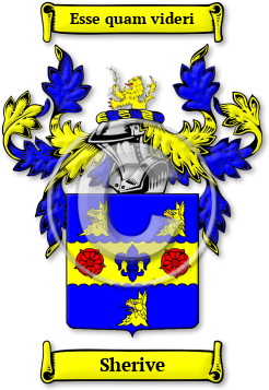 Sherive Family Crest Download (JPG) Legacy Series - 600 DPI