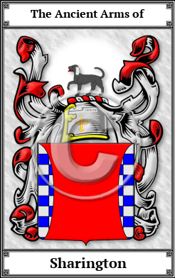 Sharington Family Crest Download (JPG)  Book Plated - 150 DPI