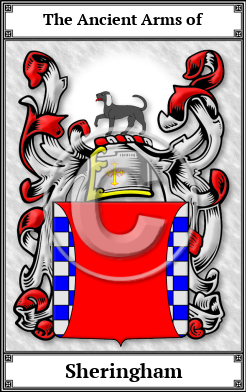 Sheringham Family Crest Download (JPG) Book Plated - 600 DPI