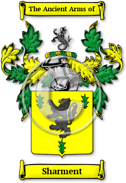 Sharment Family Crest Download (jpg) Legacy Series - 150 DPI