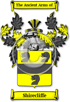 Shirecliffe Family Crest Download (jpg) Legacy Series - 150 DPI