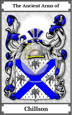 Chillson Family Crest Download (JPG) Book Plated - 600 DPI