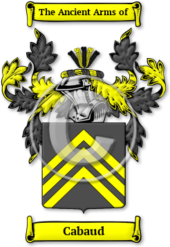 Cabaud Family Crest Download (jpg) Legacy Series - 150 DPI