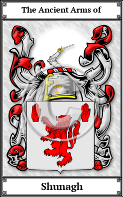 Shunagh Family Crest Download (JPG)  Book Plated - 150 DPI