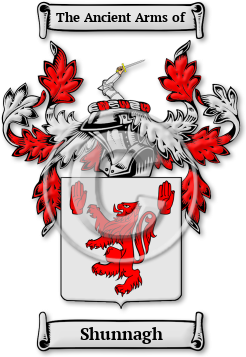 Shunnagh Family Crest Download (jpg) Legacy Series - 150 DPI