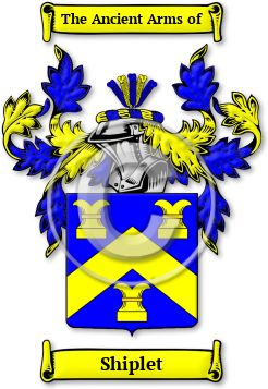 Shiplet Family Crest Download (jpg) Legacy Series - 150 DPI
