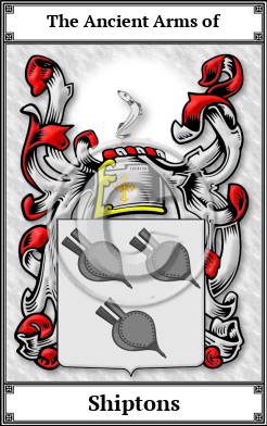 Shiptons Family Crest Download (JPG)  Book Plated - 150 DPI