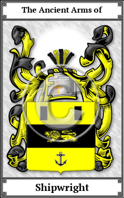 Shipwright Family Crest Download (JPG)  Book Plated - 150 DPI