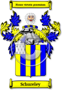 Schureley Family Crest Download (jpg) Legacy Series - 150 DPI