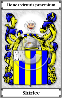 Shirlee Family Crest Download (JPG)  Book Plated - 150 DPI