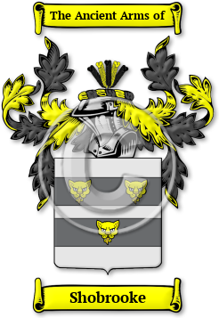 Shobrooke Family Crest Download (jpg) Legacy Series - 150 DPI