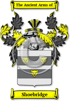 Shoebridge Family Crest Download (jpg) Legacy Series - 150 DPI