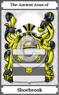 Shoebrook Family Crest Download (JPG)  Book Plated - 150 DPI