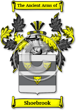 Shoebrook Family Crest Download (jpg) Legacy Series - 150 DPI