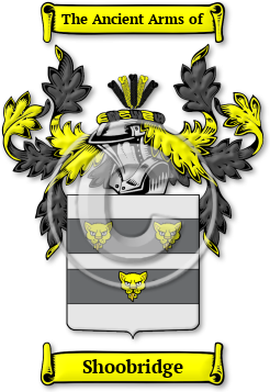Shoobridge Family Crest Download (jpg) Legacy Series - 150 DPI